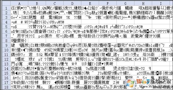 Win7系統(tǒng)下Excel表格亂碼如何修復(fù)？