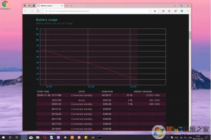 Win10電池信息