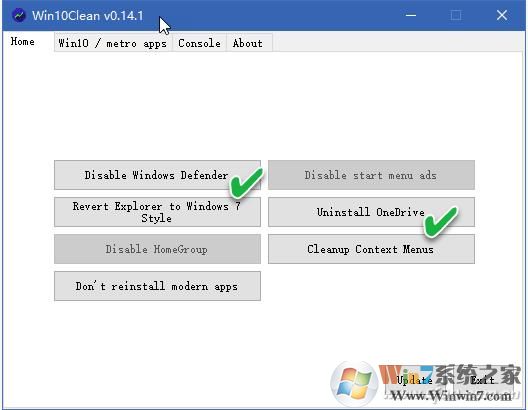 Win10Clean下載(win10精簡優(yōu)化工具) v0.14.1官方版