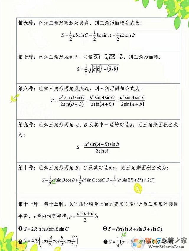 三角形面積公式是什么？三角形面積計算公式計算方法