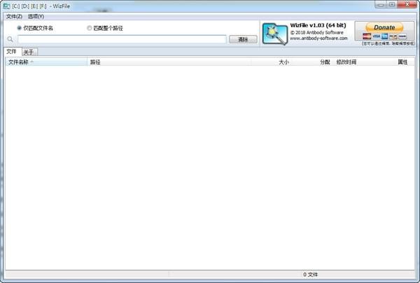 WizFile(快速搜索電腦文件工具) v2.06綠色版