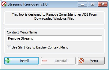 Streams Remover|批量解鎖文件工具 V1.0官方版