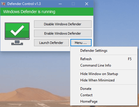 Windows Defender一鍵關(guān)閉工具下載_Win10關(guān)閉Defender工具