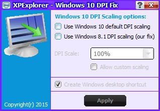 徹底解決win10字體模糊工具(Windows10 DPI FIX)綠色版