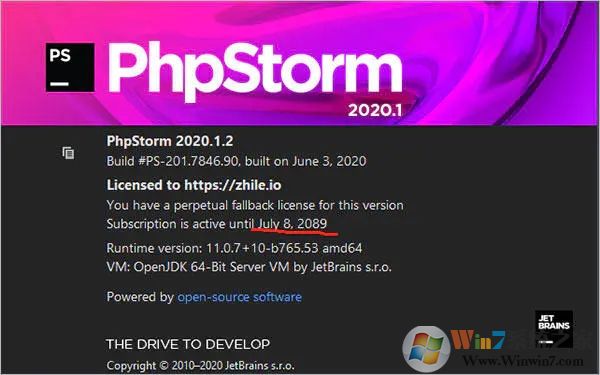 PhpStorm激活碼最新|PhpStorm2020激活文件(永久激活到2089年)