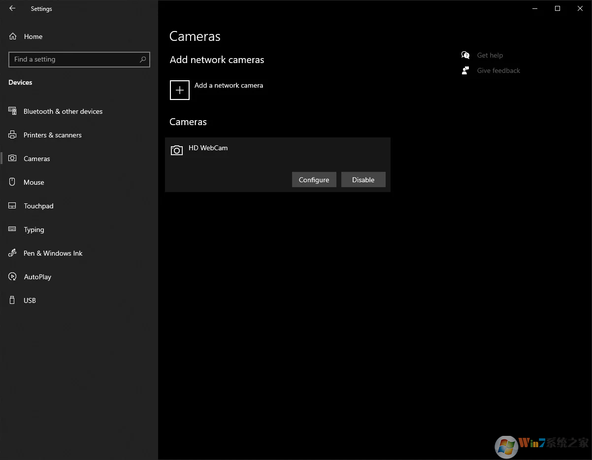 Win10設(shè)置中添加攝像頭設(shè)置功能！
