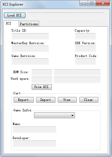 XCI文件查看器_XCI Explorer(打開(kāi)XCI格式)綠色版