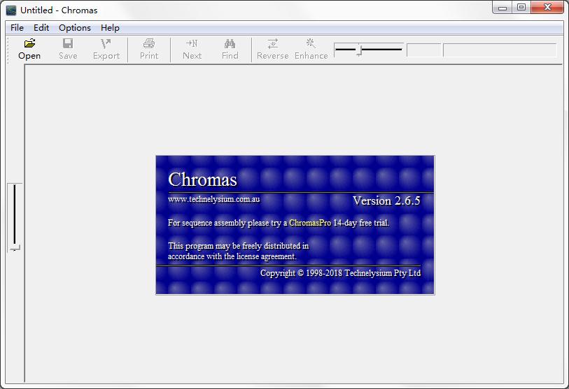 ChromasDNA序列讀圖軟件 v2.6.5破解版