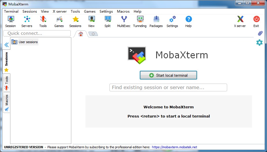 MobaXterm(遠程終端工具) v20.6綠色中文版