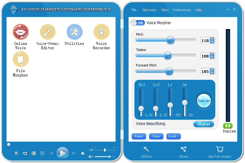 變聲專家AV Voice Changer Diamond v9.0.38綠色破解版