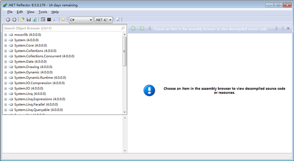 .NET Reflector反編譯工具 V10.2.4免費(fèi)版