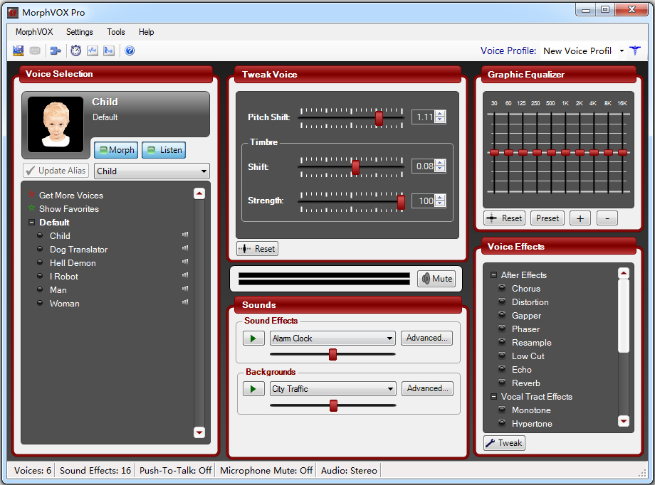 MorphVOX Pro語音變聲軟件 V5.0.23中文版