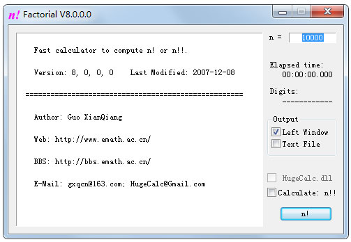 Factorial(計(jì)算器) v8.0綠色免費(fèi)版