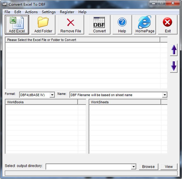 Convert Excel to DBF(Excel轉DBF) v29.12.26綠色版