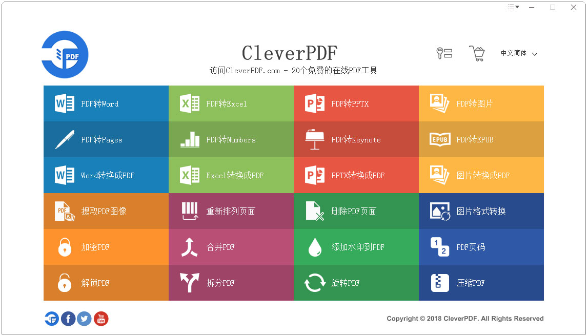 CleverPDF v3.0.0多國語言版