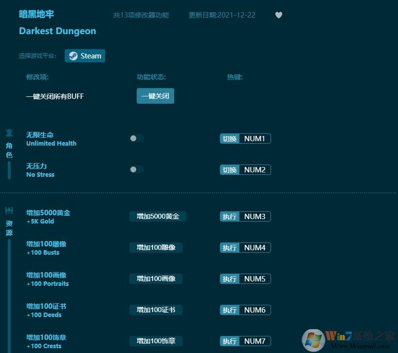 暗黑地牢線上修改器(13項全功能) v2022最新版