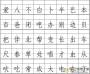 一年級生字表田字格[EXCEL版]