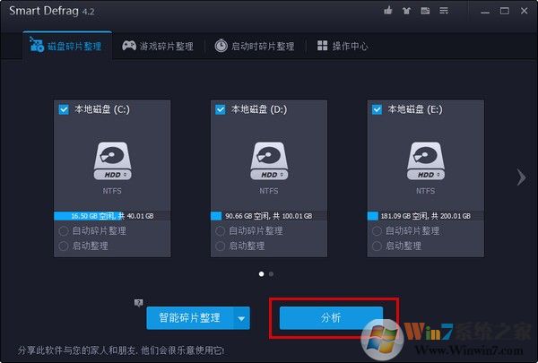 Smart Defrag(磁盤碎片整理)