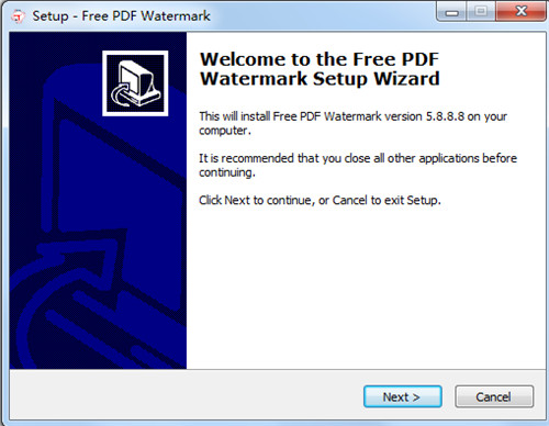 Free PDF Watermark(PDF水印添加軟件) v5.8破解版