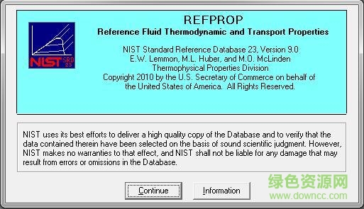 Refprop(NIST物性查詢軟件)32/64位 V9.1破解版