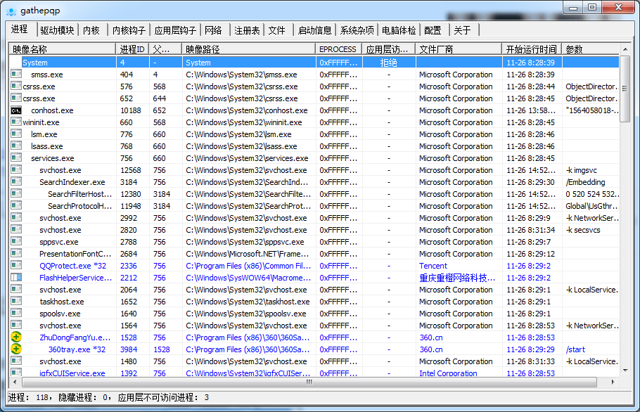 pchunter手動(dòng)殺毒 V1.58綠色版