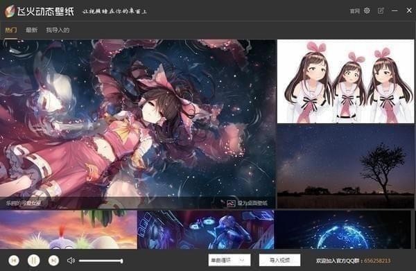 飛火動(dòng)態(tài)壁紙最新版 v2.2.2.1電腦版