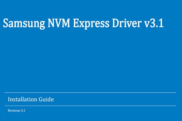 三星m2固態(tài)硬盤nvme驅(qū)動(Samsung NVM Express Driver) V3.6官方版