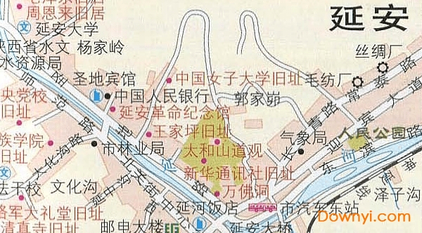 延安市地圖全圖高清版 V2023高清大圖