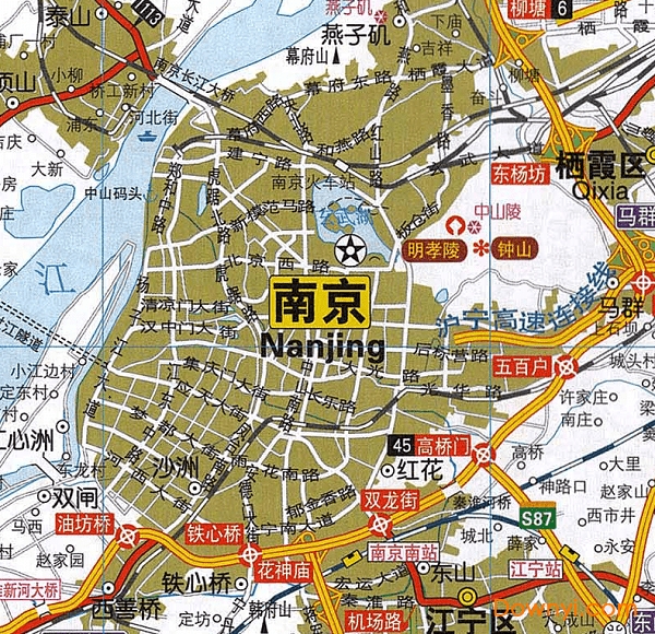 南京市地圖全圖高清版 2024最新版