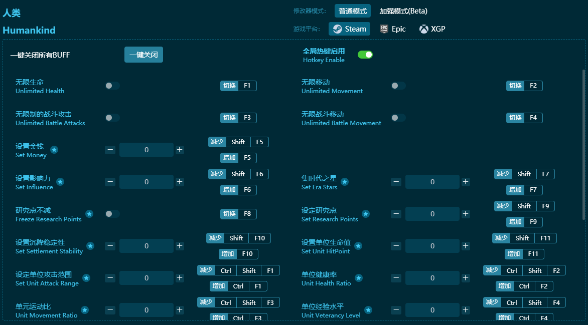 人類二十三項(xiàng)修改器 v2024最新版