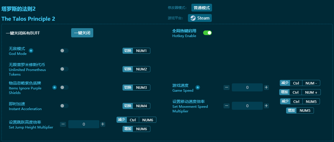 塔羅斯的法則2七項修改器 v2024最新版