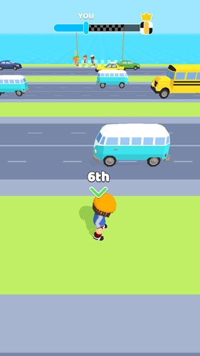 過馬路競(jìng)賽(traffic race)